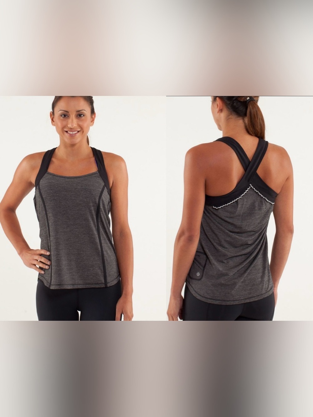 Lululemon Run: Team Spirit Tank top Sz 6 woman activewear